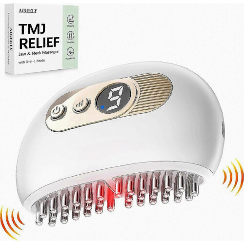 2026 Advanced TMJ Relief Massage Tool with Vibration for Jaw Support & Comfort