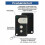 Telecomando Chamberlain per porte da garage motorizzate, modelli 84333EML, 94335E, TX2REV e TX4EV. 2
