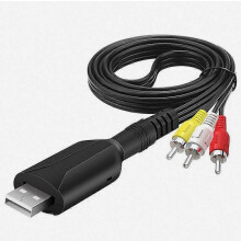 VHS naar digitaal converter USB 2.0 video- en audio-opnameapparaat voor videorecorders en DVR's. Eenvoudige overdracht.