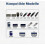 Telecomando Chamberlain per porte da garage motorizzate, modelli 84333EML, 94335E, TX2REV e TX4EV. 3