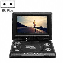 Nieuwe 7,8 inch draagbare dvd-speler met tv-functionaliteit, ondersteuning voor SD-/MMC-kaarten, gamefunctie en USB-poort.