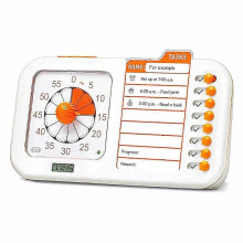 Timer visivo per ADHD per bambini e adulti con lavagna di pianificazione, timer per attività, tabella delle faccende domestiche, pianificazione visi