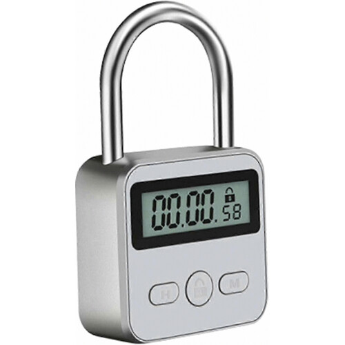Smart Time Lock with LCD Display - 99 Hours Max Timer, Multifunction Travel Electronic Timer