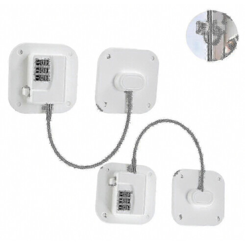 2er-Pack Kühlschrankschloss, robustes Kombinationsschloss, hohe Qualität