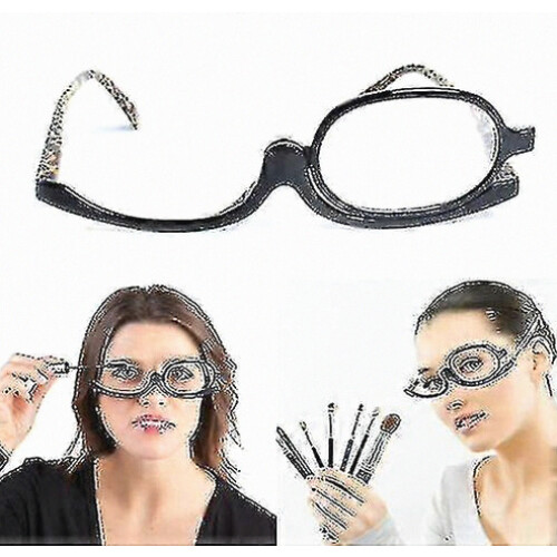 Glasses Magnifying Glasses Rotating Makeup Reading Glasses Folding Eyeglasses 300