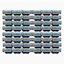 48PCS Mach 3 Blades Refills for Men, Manual Razor Replacement Blades-jg