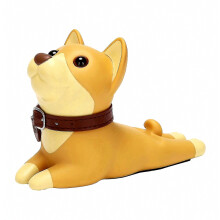 Schattige telefoonhouder in de vorm van een hond voor op je bureau, verstelbare bureauhouder, leuk cadeau voor puppy's