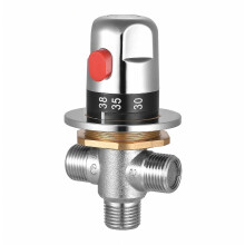 Thermostatische temperatuurregelklep voor warm en koud water, douchekraan G1/2, koperen mengkraan