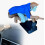 Mini Interactive Broomstick Dash Ornament, Fun Drift Wizard Broom Car Decoration (Style Men) (Blue) 1