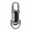 Mini Flashlight, Waterproof Flashlight Keychain Flashlight Silver-Black 2