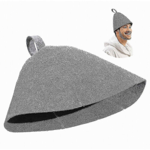 cappelli da sauna in feltro, spessi e comodi, leggeri, ideali per spa e uso domestico.