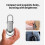 Mini Flashlight, Waterproof Flashlight Keychain Flashlight Silver-Black 4