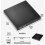 Unità CD/DVD esterna, USB 2.0 sottile e portatile, masterizzatore CD-RW/DVD-RW per laptop, PC e computer desktop, nera. 5
