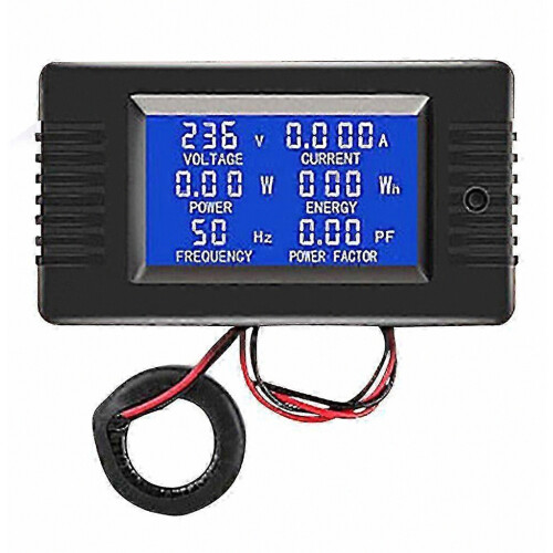 Digital Power Meter Ac Voltage Current Watt Power Frequency Factor Energy Meter