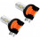 2pcs 80w H15 Led Bulb White Car Headlight Replacement Bright Auto Lighting 3