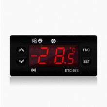 Mini controlador de temperatura: termostato regulador para refrigeradores y sistemas de calefacción y refrigeración.