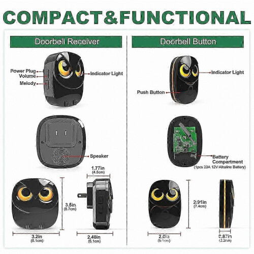 Driveway Alarm Long Range Wireless Motion Sensor Detector, Diy Security Alert System 1