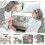 Alarm Clock Made White Plastic Silent Snooze Lighting Functions Xx 5
