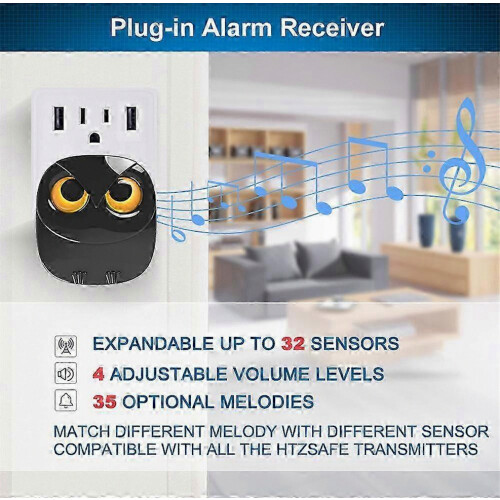Driveway Alarm Long Range Wireless Motion Sensor Detector, Diy Security Alert System 2
