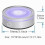 LED Light Base with Touch Control, Round Colorful Stand for 3D Crystal Glass Art Display (Silver Coating) 4