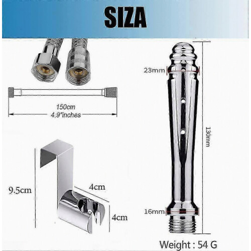2025 Latest Model Enema Cleansing Kit With Attachment Bathroom Handheld 59inch 1