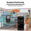 HS09 Bluetooth Smart Digital Thermometer Hygrometer, Wireless Temperature Humidity Sensor and Digital Device.B2 3