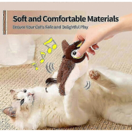 Electronic Interactive Flying Bird Toy For Cats With Realistic Design And Usb Charging 2