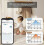 HS09 Bluetooth Smart Digital Thermometer Hygrometer, Wireless Temperature Humidity Sensor and Digital Device.B2 5