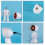 Sunset Lamp Projector 360 Rotation Projection Sunrise Night Light Robots Romantic Visual Light USB connector Floor Light 2
