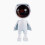 Sunset Lamp Projector 360 Rotation Projection Sunrise Night Light Robots Romantic Visual Light USB connector Floor Light 4