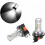 2pcs 80w H15 Led Bulb White Car Headlight Replacement Bright Auto Lighting 4