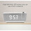 HD LED Projection Alarm Clock with 180 Rotating Ceiling/Wall Projector, Digital Display, Snooze & Temperature 3