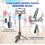Selfie Stick Tripod, 4 In 1 Extendable Selfie Stick With Bluetooth Remote Release 360 Rotation 2
