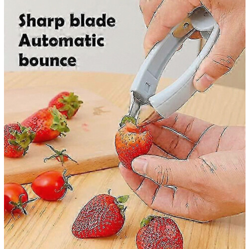 Ανεπιτήδευτο Gadget Peeler Huller & Stem Remover Strawberry 1