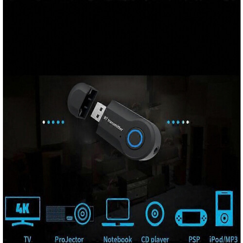 Adattatore trasmettitore audio Bluetooth per cuffie per PC, TV 2
