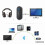 Adattatore trasmettitore audio Bluetooth per cuffie per PC, TV 4