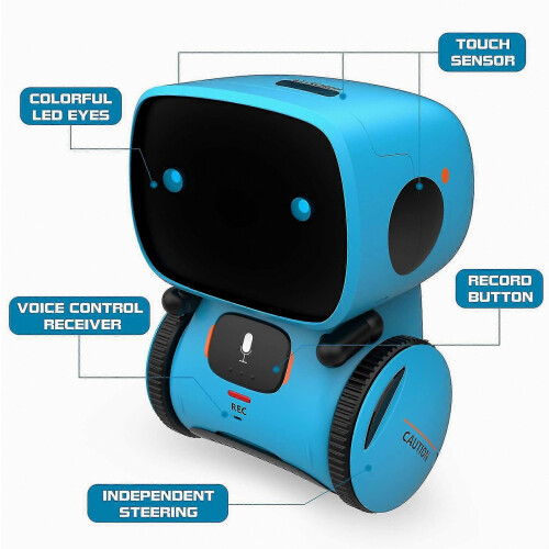 Kids Robot Toy, Interactive Smart Talking Robot With Voice Controlled Touch Sensor Speech Recognition, Birthday Gifts 1