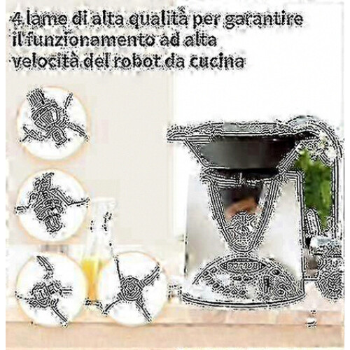 Vorwerk Tm31 Γνήσια ανταλλακτική λεπίδα, ανθεκτικό αξεσουάρ μαχαιριού μίξερ 2