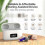 Rechargeable Hearing Aid, Portable Charging Case With Led Remaining Battery Display 150 Hours Backup Power 2