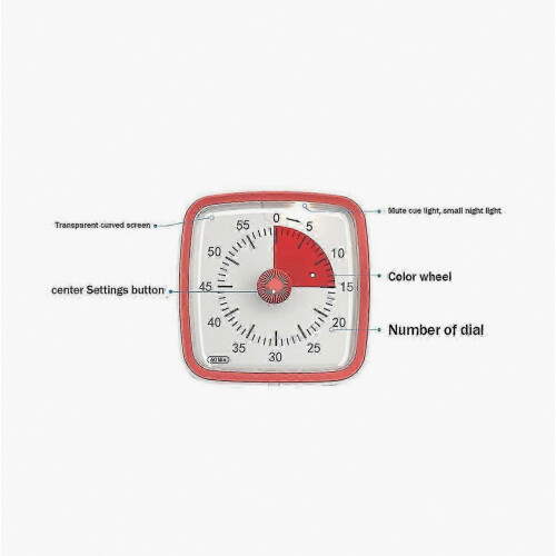 60-minute Timer, Classroom Classroom Timer, Countdown Timer For Kids And Adults, Time Management To 2