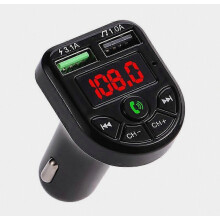 Trasmettitore Bluetooth, adattatore audio per autoradio, lettore Bluetooth per chiamate in vivavoce, caricatore rapido per auto con doppia porta USB