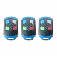 Set van 3 draadloze afstandsbedieningen (433 MHz) voor elektrische poorten en garagedeuren, compatibel met de modellen D2, D5, D10, A10, R3, R5, 400