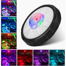 Car Interior Light, Car Ambient Light, RGB 12 Colors Car Touch Led Lamp, Wireless RGB Car Interior LED Light
