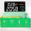 Decibel meter wall-mounted sound level meter 30-130 decibel range 11 inches light-emitting diode display noise time temperature 3