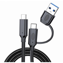 Type CREATE Projectiekabel 240W DOG Apparaat Dubbelfunctie Kabel voor Laptop Telefoon TV Gegevensoverdracht Meerkleurig 1,5m