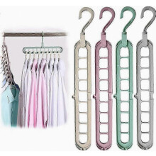 12 Pack Magic Clothes Hangers, Premium Foldable Clothes Hangers, Versatile Space Saving Clothes Hangers For Clothes Storage And Drying.