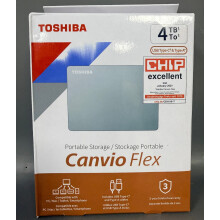 Toshiba Canvio Flex 4TB Portable 2.5’’ External Hard Drive (HDD) for Mac Windows