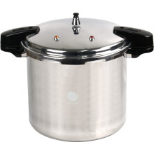 23L Large Pressure Cooker Induction Kitchen Cookware with Gauge Release Valve