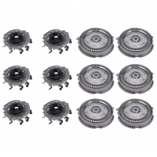 6 pcs Sh50 Compatiblement Heads Compatible Series 5000 Shavers, S5000 S5420 S5380 S5351 Multiprecision Blade_Surprise Gift