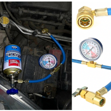 Herramienta para recargar el refrigerante R134a para automóviles con